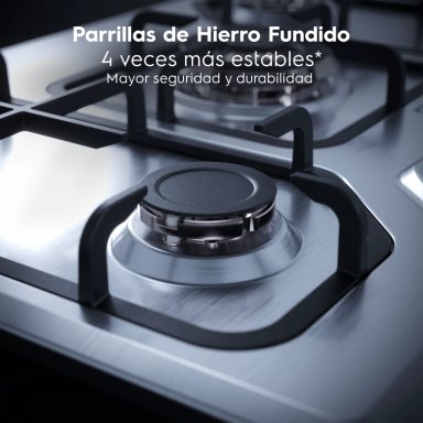 ENCIMERA A GAS 4 PLATOS EXPERIENCE MULTI LLAMA KE4XC INOX - 12