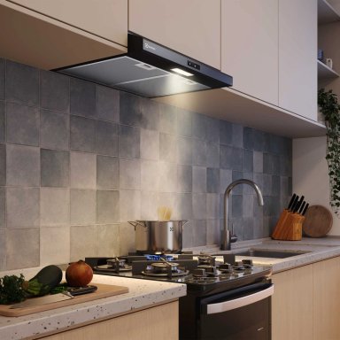 CAMPANA DE COCINA EXTRACTORA 60CM ALTO PODER SUCCION DE6TB - 7