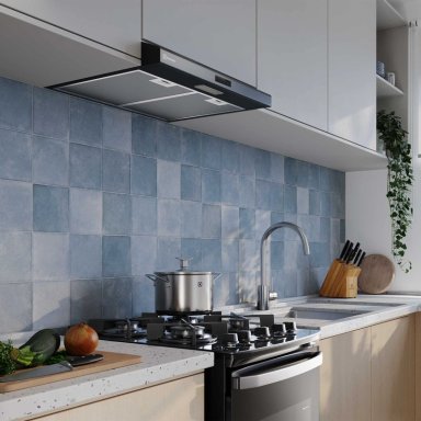 CAMPANA DE COCINA EXTRACTORA 60CM ALTO PODER SUCCION DE6TB - 8