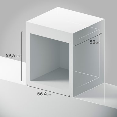 HORNO EMPOTRABLE ELE CTRICO 59L CONVECTOR Y TEMPORIZADOR OM6CB - 13