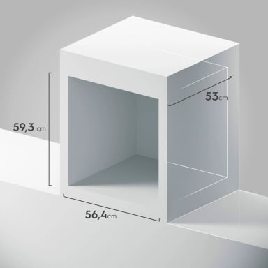 HORNO EMPOTRABLE ELE CTRICO 59L TEMPORIZADOR Y LIMPIA FACIL OM6TB - 4