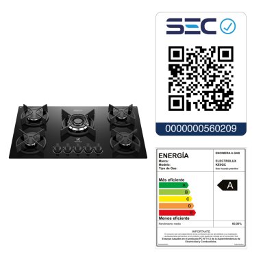 ENCIMERA A GAS 5 PLATOS EXPERIENCE MULTI LLAMA KE5GC - 12