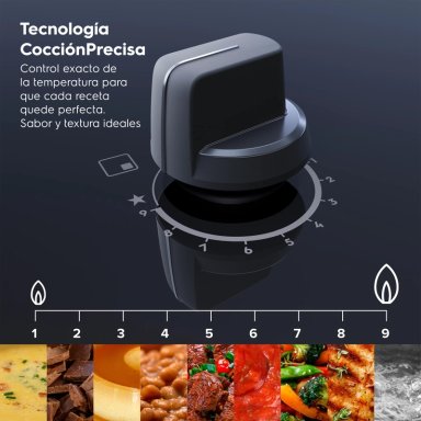 ENCIMERA A GAS 5 PLATOS EXPERIENCE MULTI LLAMA KE5GC - 8