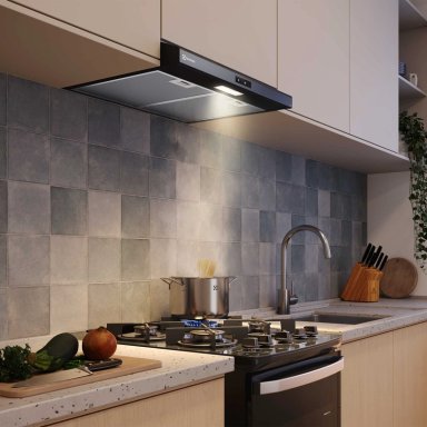 CAMPANA DE COCINA EXTRACTORA 60CM ALTO PODER SUCCION DE6TB - 7