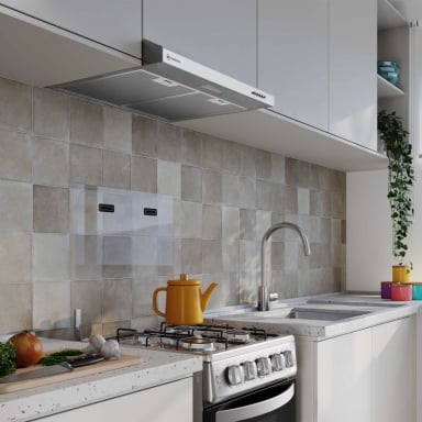 CAMPANA DE COCINA EXTRACTORA 60CM GRAN PODER SUCCION DM6SS - 7