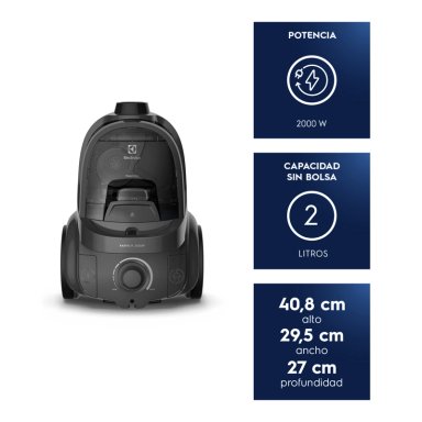 ASPIRADORA SIN BOLSA CICLONICA 2000W FILTRO HEPA PET BGL41 - 5