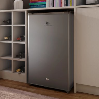 FRIGOBAR 90L FRIO DIRECTO CON LLAVE Y LUZ LED MMB90S SILVER - 8