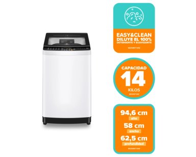 LAVADORA AUTOMATICA 14KG CARGA SUPERIOR MDWMT14W BLANCA - 6
