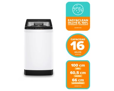 LAVADORA AUTOMATICA 16KG CARGA SUPERIOR MDWMT16W BLANCA - 7