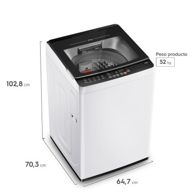 LAVADORA AUTOMATICA 18KG CARGA SUPERIOR MDWMT18W BLANCA - 6