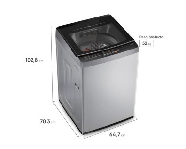 LAVADORA AUTOMATICA 20KG CARGA SUPERIOR MDWMT20S SILVER - 6
