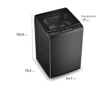 LAVADORA AUTOMATICA 21KG CARGA SUPERIOR MDWMT21O ONIX - 5