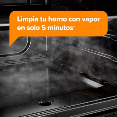 COCINA A GAS 4 PLATOS HORNO VAPOR Y TEMPORIZADOR FM4TPC NEGRA - 7
