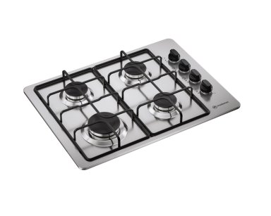 ENCIMERA A GAS 4 PLATOS ENCENDIDO AUTOMATICO KM4GX INOX - 1