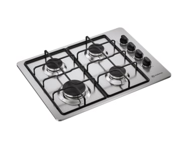 ENCIMERA A GAS 4 PLATOS ENCENDIDO AUTOMATICO KM4GX INOX - 1