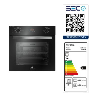 HORNO EMPOTRABLE ELE CTRICO 59L CONVECTOR Y TEMPORIZADOR OM6CB - 11