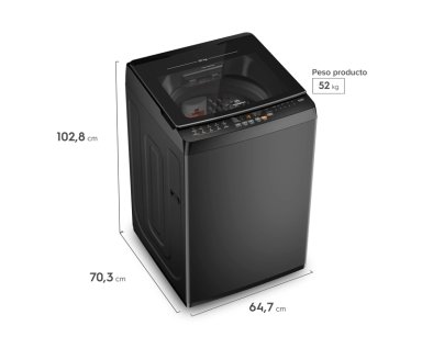 LAVADORA AUTOMATICA 20KG CARGA SUPERIOR MDWMT20O ONIX - 2