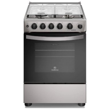 COCINA A GAS 4 PLATOS HORNO VAPOR Y TRIPLE LLAMA FM4SSC INOX - 1