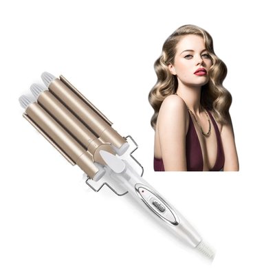ONDULADOR RIZADOR DE PELO PROFESIONAL TRIPLE - 2
