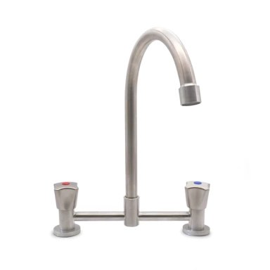 COMBINACION GRIFO LLAVE DOBLE PARA LAVAPLATOS DELIA - 2