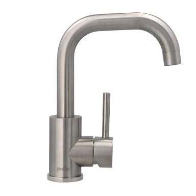 MONOMANDO LAVAMANOS ACERO INOXIDABLE MODELO NOVARA INOX SATINADO - 3