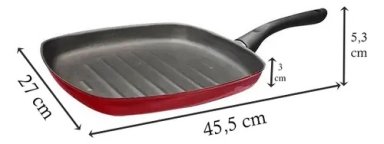 SARTEN ASADOR ANTIADHERENTE MAGEFESA CORAL - 2