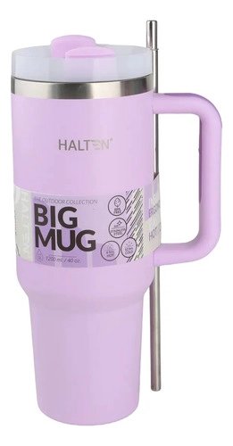 TERMO 1.2 L HALTEN GRANDE ACERO INOXIDABLE VIOLETA - 2