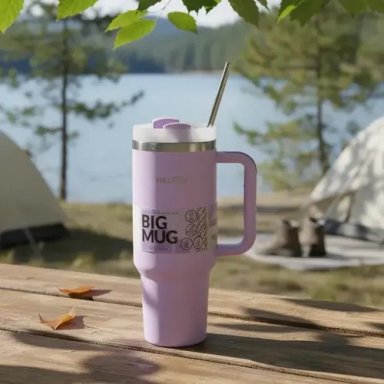 TERMO 1.2 L HALTEN GRANDE ACERO INOXIDABLE VIOLETA - 6