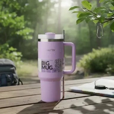 TERMO 1.2 L HALTEN GRANDE ACERO INOXIDABLE VIOLETA - 7