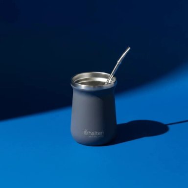 MATERO ACERO INOXIDABLE 300 ML HALTEN GRIS - 3