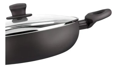 BATERIA DE COCINA ANTIADHERENTE MARMICOC SPRING 7 PIEZAS ALUMINIO NEGRO - 4