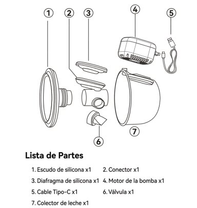 EXTRACTOR DE LECHE ELE CTRICO INALAMBRICO BAMBINI PUMP ESSENTIAL - 2