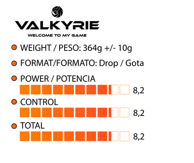 PALA PADEL VALKYRE CARBONO - XFINITY (INCLUYE FUNDA) - 6