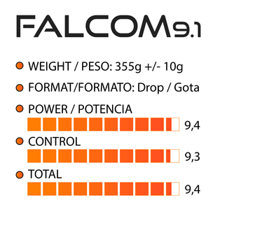 PALA PADEL FALCOM CARBONO 12K - XFINITY (INCLUYE FUNDA) - 4