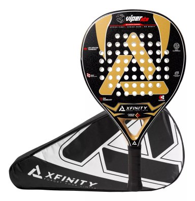 PALA PADEL XFINITY FIBRA DE CARBONO VIPER (INCLUYE FUNDA) - 1