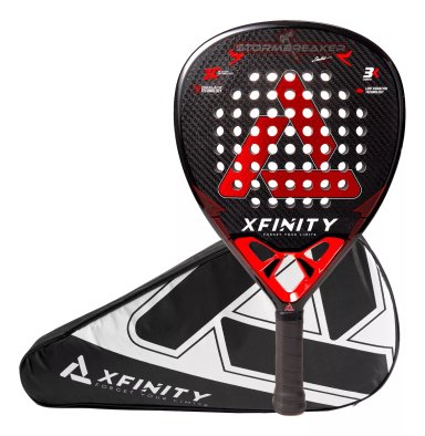 PALA PADEL STORMBRAKER CARBONO 3K - XFINITY (INCLUYE FUNDA) - 1