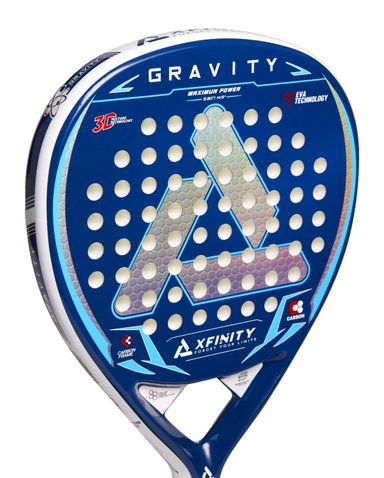 PALA PADEL XFINITY FIBRA DE CARBONO GRAVITY (INCLUYE FUNDA) - 3