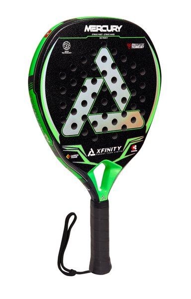 PALA PADEL XFINITY FIBRA DE CARBONO MERCURY (INCLUYE FUNDA) - 2