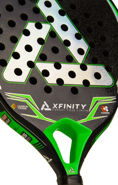 PALA PADEL XFINITY FIBRA DE CARBONO MERCURY (INCLUYE FUNDA) - 3