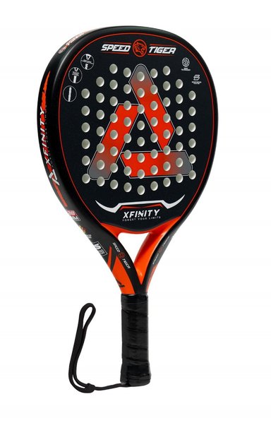 PALA PADEL XFINITY FIBRA DE CARBONO SPEED TIGER INCLUYE FUNDA - 3