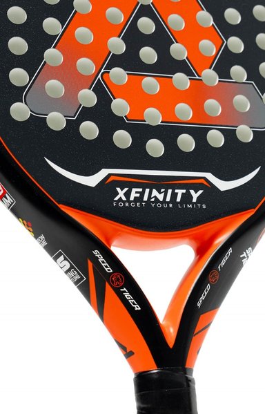 PALA PADEL XFINITY FIBRA DE CARBONO SPEED TIGER INCLUYE FUNDA - 5