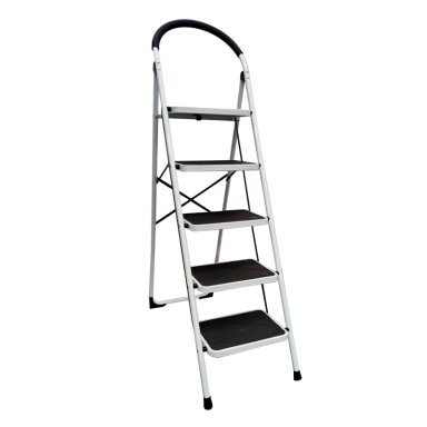 ESCALERA QRUBBER PLEGABLE DE 5 PELDAÑOS - 1