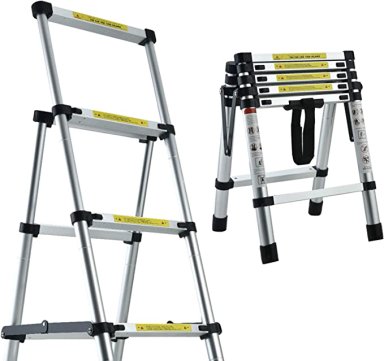 ESCALERA ALUMINIO TELESCOPICA MULTIUSO 4,4 MTS. QRUBBER - 5
