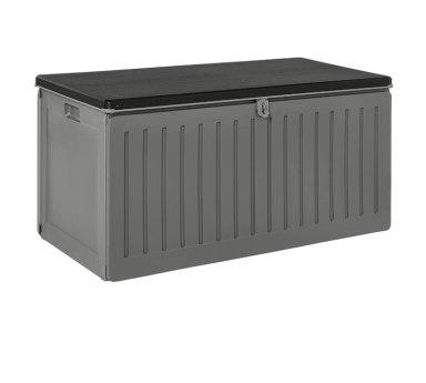 BODEGA QRUBBER JARDÍN TIPO BAÚL 270 LITROS NEGRO - 1