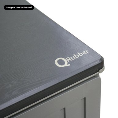 BODEGA QRUBBER JARDÍN TIPO BAÚL 490 LITROS NEGRO - 4
