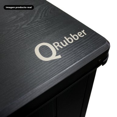 BODEGA QRUBBER JARDÍN TIPO BAÚL 755 LITROS NEGRO - 8