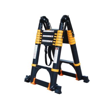 ESCALERA QRUBBER ALUMINIO TELESCÓPICA MULTIUSO RETRÁCTIL 4,4 - 1