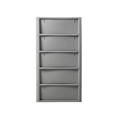 CÓMODA QRUBBER CAJONERA CROCHET 5 NIVELES MQ GRIS - 7