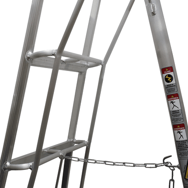 ESCALERA QRUBBER COSECHERA ALUMINIO 3MTS 10 PELDAÑOS - 3