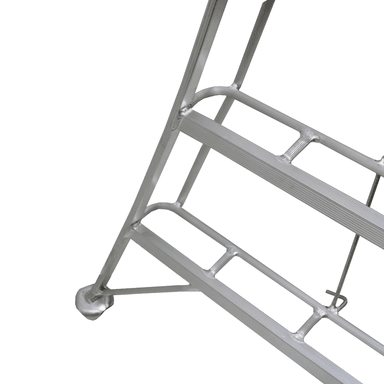 ESCALERA QRUBBER COSECHERA ALUMINIO 3MTS 10 PELDAÑOS - 4